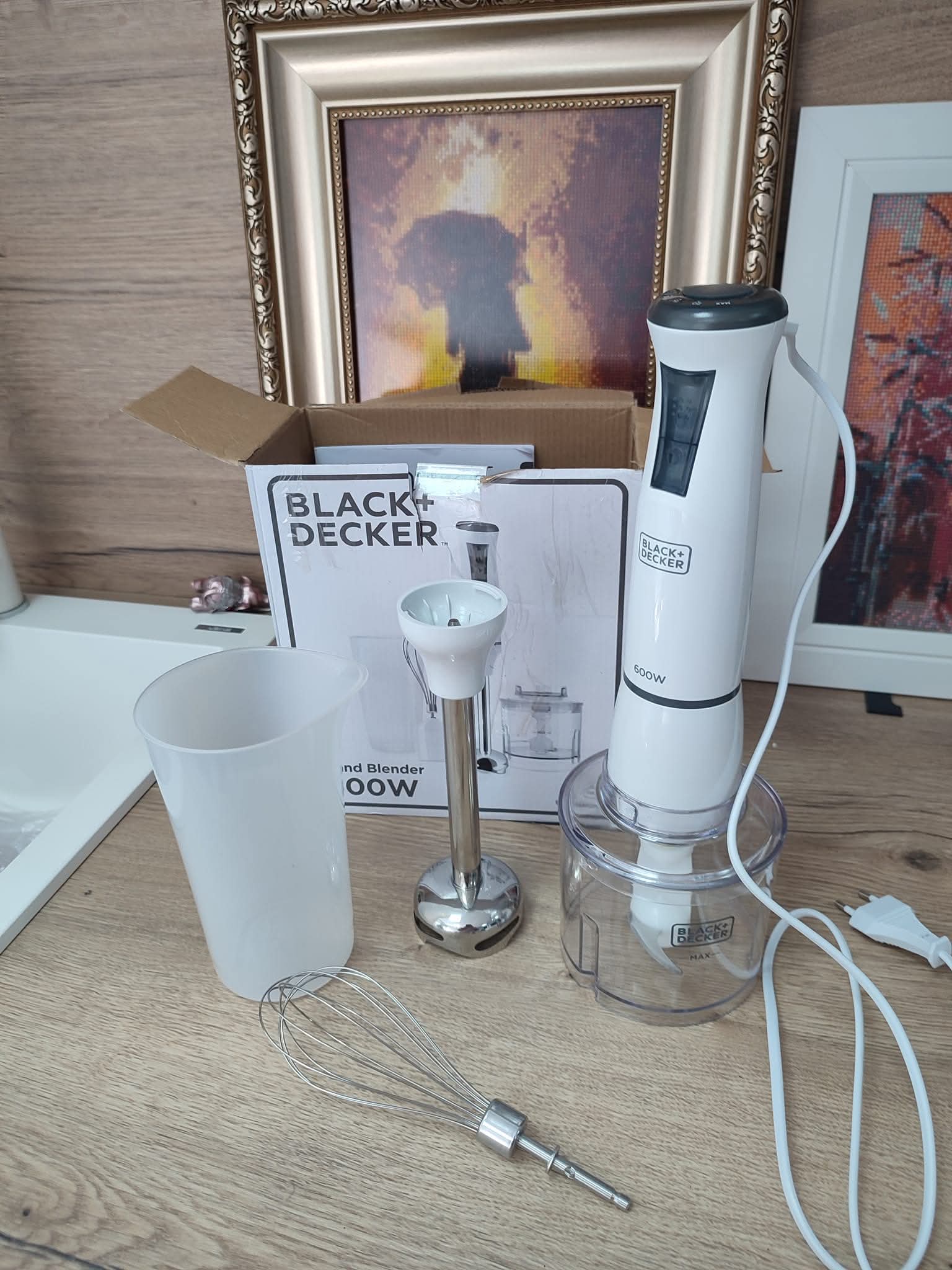 Блендер Black+Decker ES9160150B – 600W, черен/сребрист