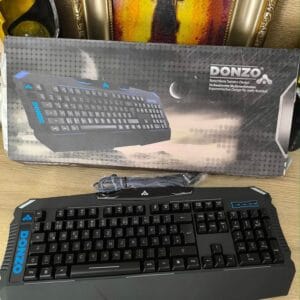 Геймърска клавиатура DONZO SI-863 с RGB подсветка и 12 мултимедийни клавиша