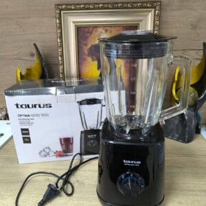 Блендер Taurus Optima Nero 1500 – 1500W, стъклена кана, ледотрошачка