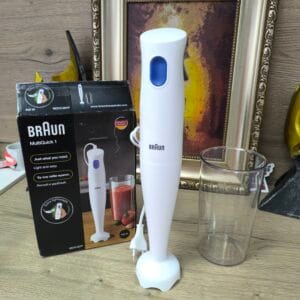 Вертикален пасатор Braun MQ10.000P – 450W, 1 скорост, бял
