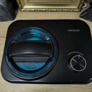 Машина за сладолед Cecotec – 100W, 0.8L, черна, с кошница