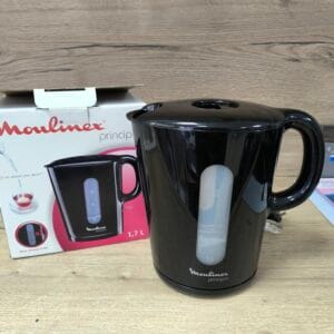 Електрическа кана Moulinex Principio – 2400W, 1.7L, черна, с филтър