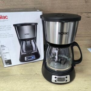 Филтърна кафемашина SOLAC CF4031 – 1000W, 1.5L, таймер, LCD дисплей