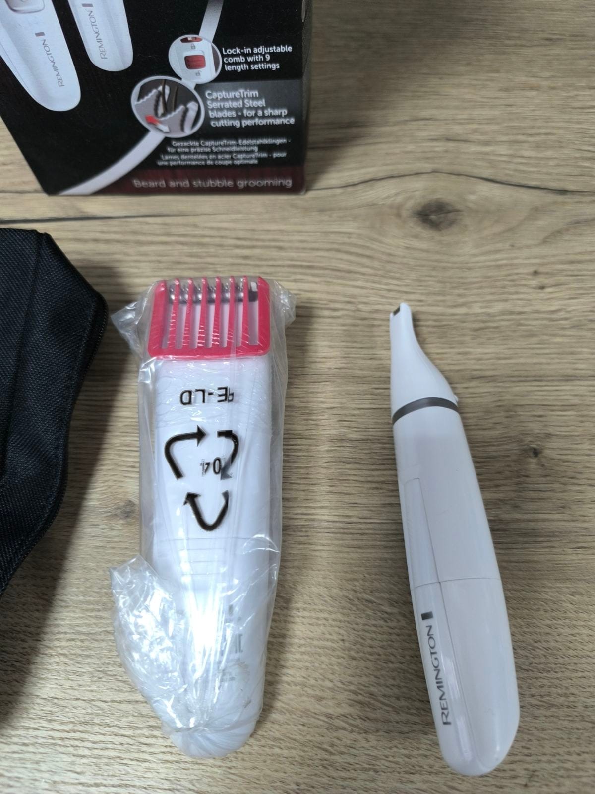 Тример Remington MB4122 Beard Boss комплект с приставка за нос и уши