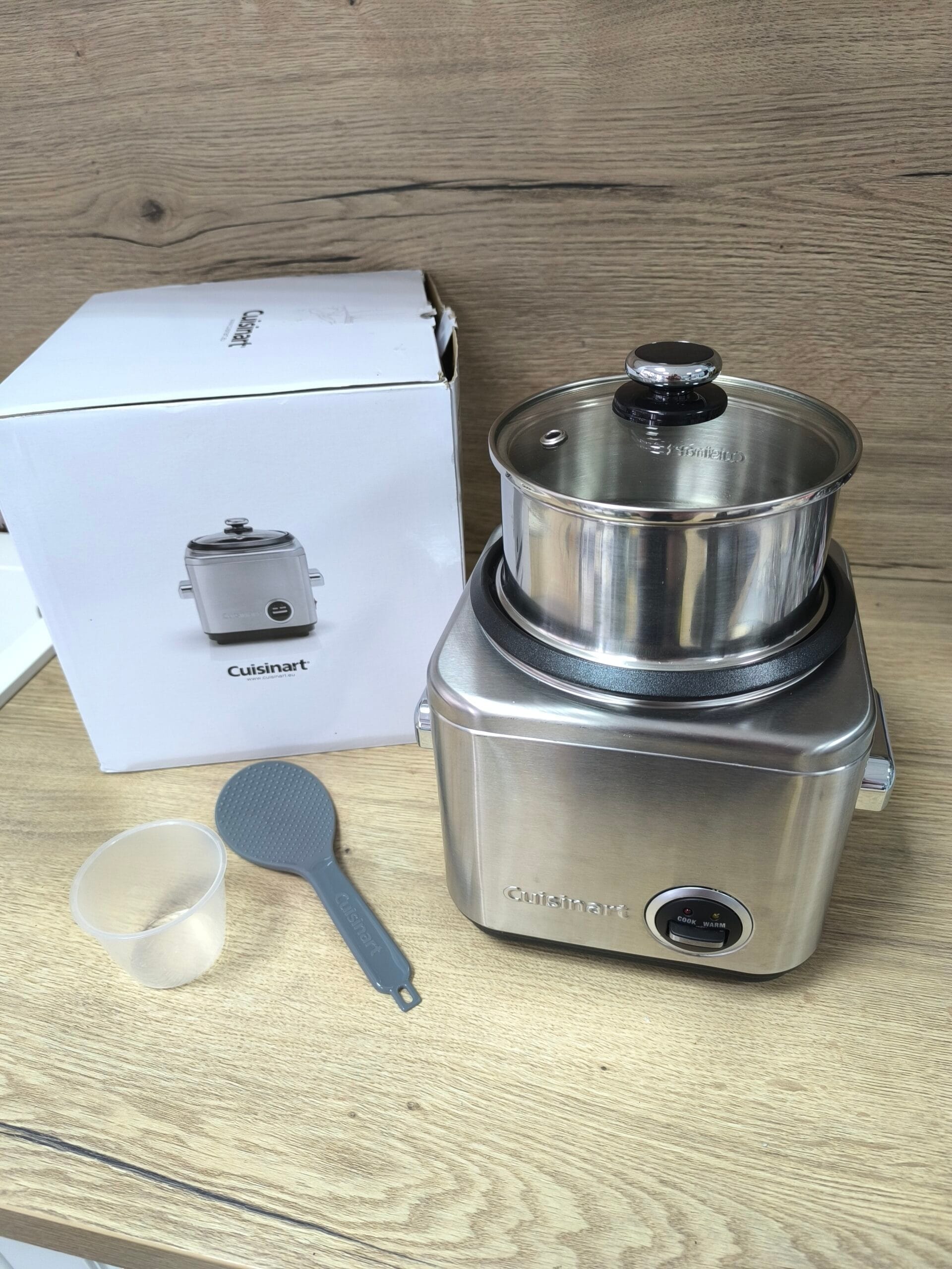 Cuisinart CRC400E – неръждаем корпус, готвене и пара, автоматични програми