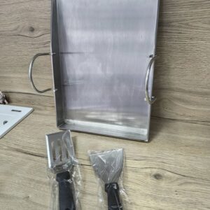 Плоча за грил 40×30 см от неръждаема стомана Flammtal