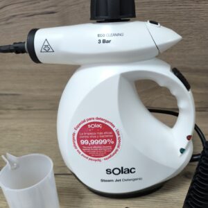 Ръчна парочистачка Solac 3 бара 1200 W – мощно почистване с пара